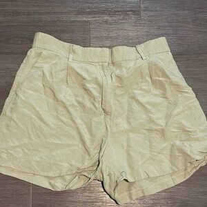 H&M Tan Flat Front Shorts
